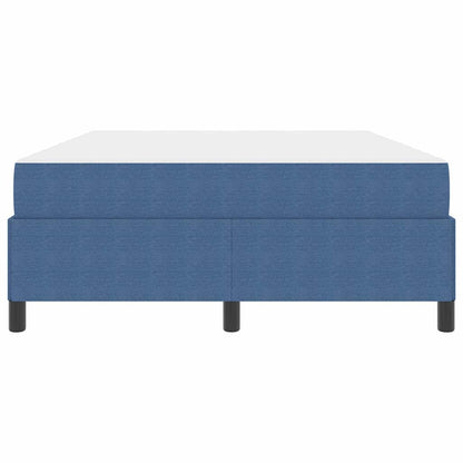 Bed Frame Blue 140 x 190 cm Corduroy fabric