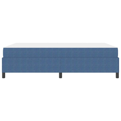Bed Frame Blue 140 x 190 cm Corduroy fabric