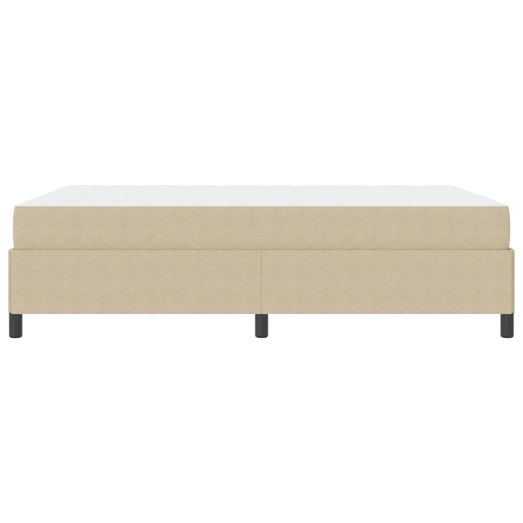 Bed Frame Light green grey 140 x 190 cm Corduroy fabric