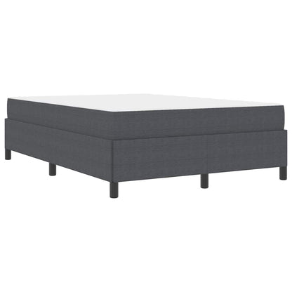 Bed Frame Dark grey 140 x 200 cm Corduroy fabric
