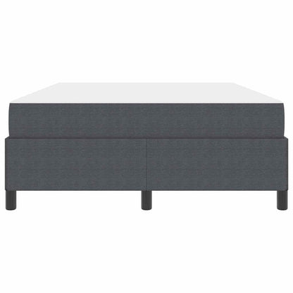 Bed Frame Dark grey 140 x 200 cm Corduroy fabric