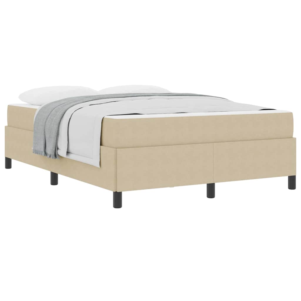 Bed Frame Light green grey 140 x 200 cm Corduroy fabric