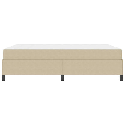 Bed Frame Light green grey 160 x 200 cm Corduroy fabric