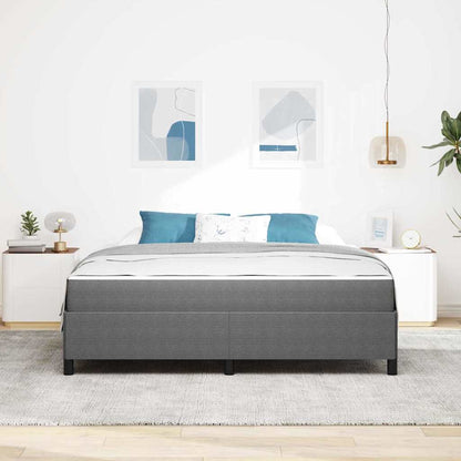 Bed Frame Light grey 180 x 200 cm Corduroy fabric
