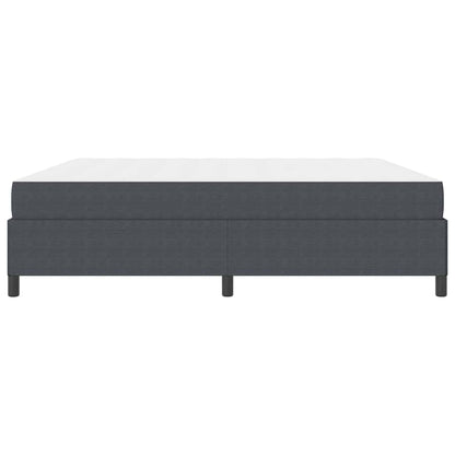 Bed Frame Dark grey 200 x 200 cm Corduroy fabric