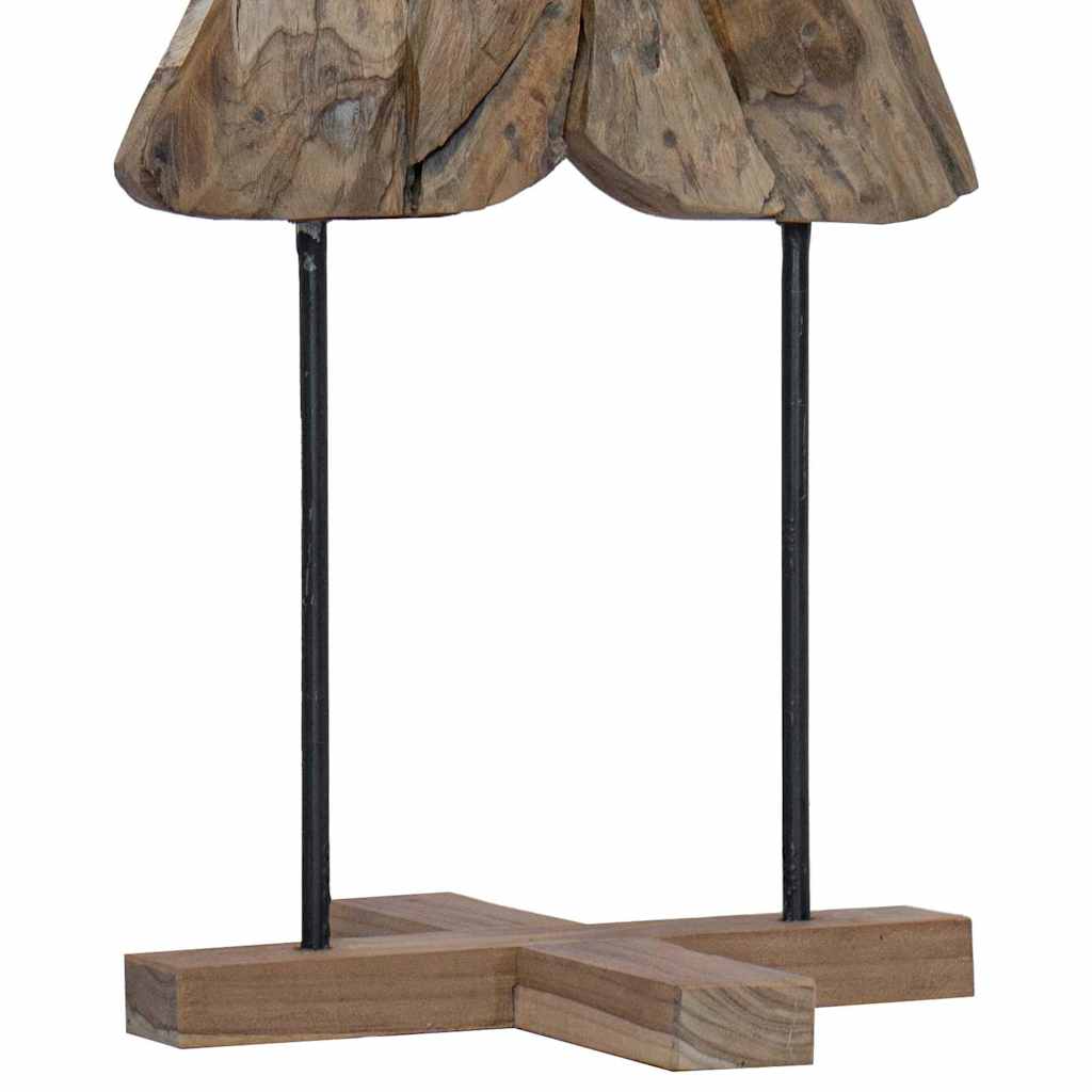 Christmas Tree with Stand Brown 120 cm Solid teak wood