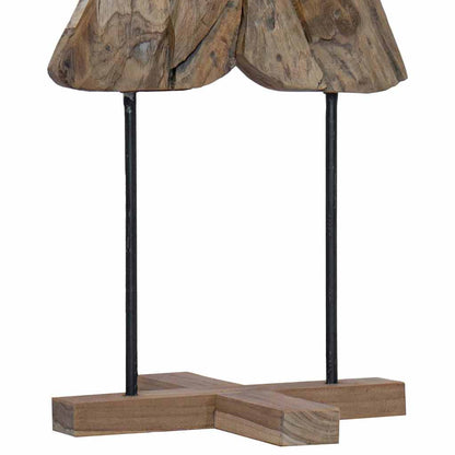Christmas Tree with Stand Brown 120 cm Solid teak wood