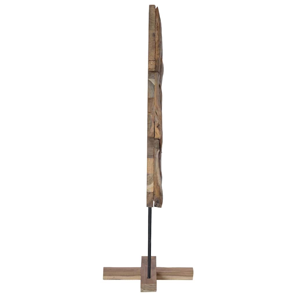 Christmas Tree with Stand Brown 120 cm Solid teak wood