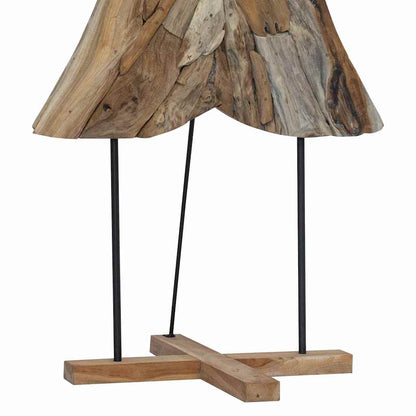 Christmas Tree with Stand Brown 180 cm Solid teak wood