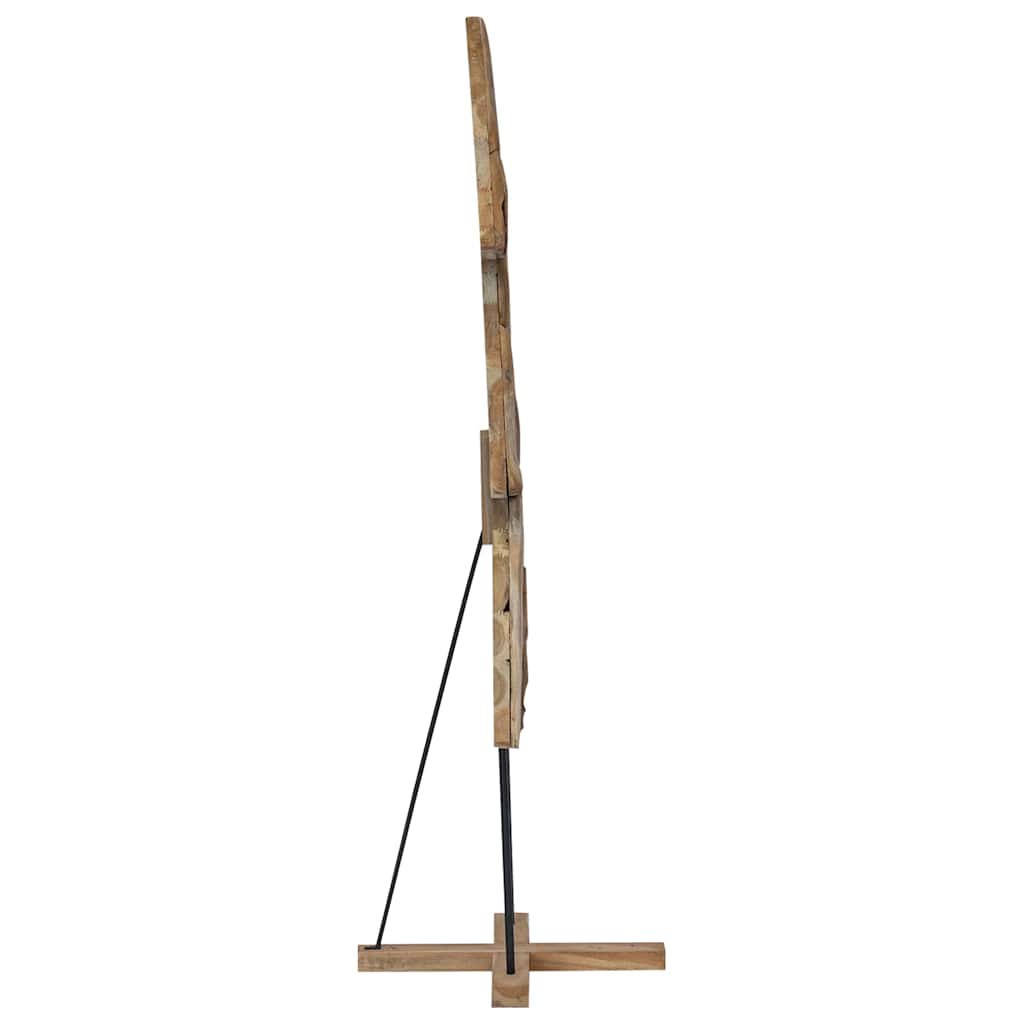 Christmas Tree with Stand Brown 180 cm Solid teak wood
