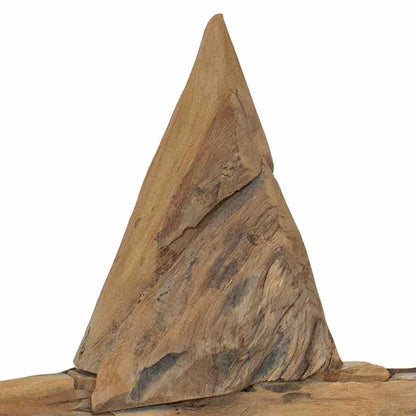 Christmas Star Brown 45 x 5 x 60 cm Solid Teak Wood
