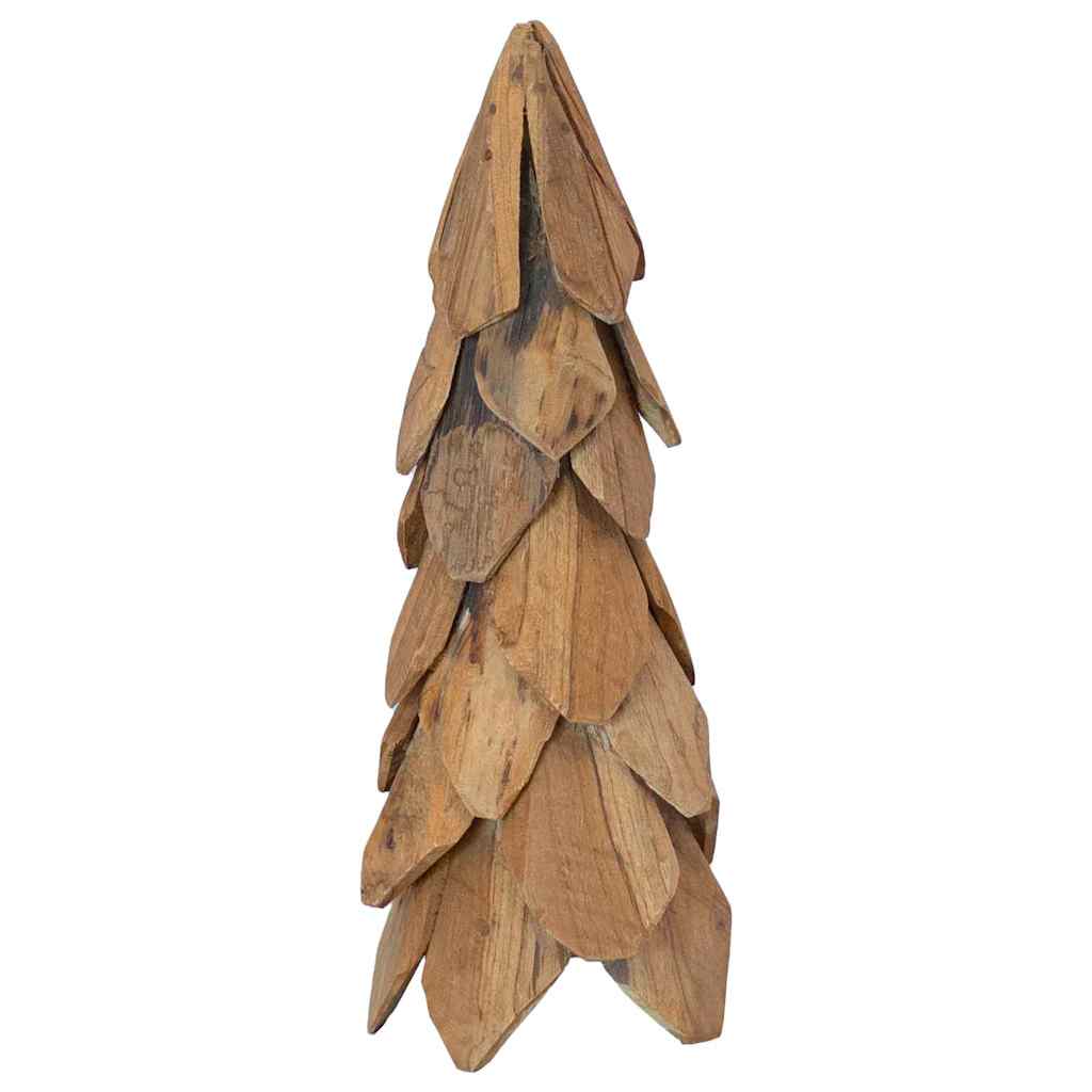 Christmas Tree with Stand Brown 50 cm Solid teak wood