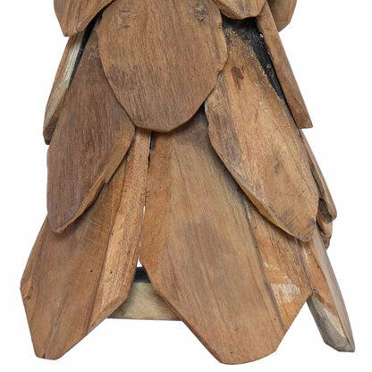 Christmas Tree with Stand Brown 80 cm Solid teak wood