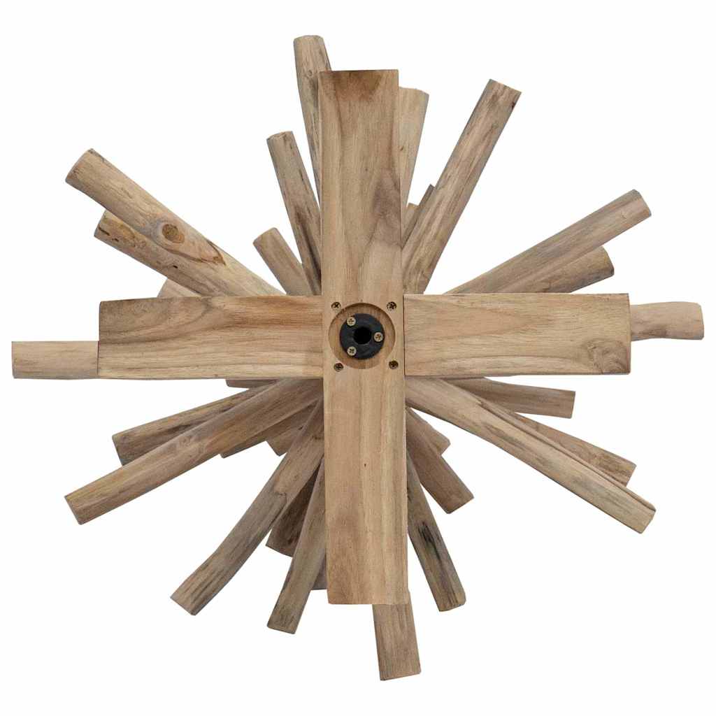 Christmas Tree with Stand Brown 120 cm Solid teak wood