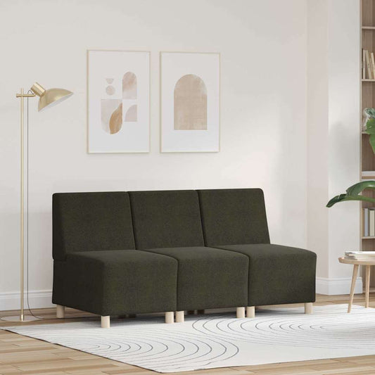 Sofa Chair 3 pcs Green 55 x 74 x 82 cm Faux suede leather