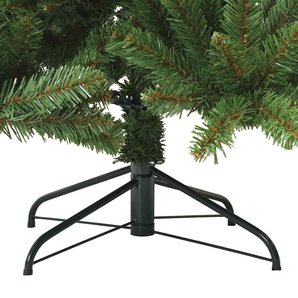 Artificial Hinged Christmas Tree Green 240 cm PVC, steel