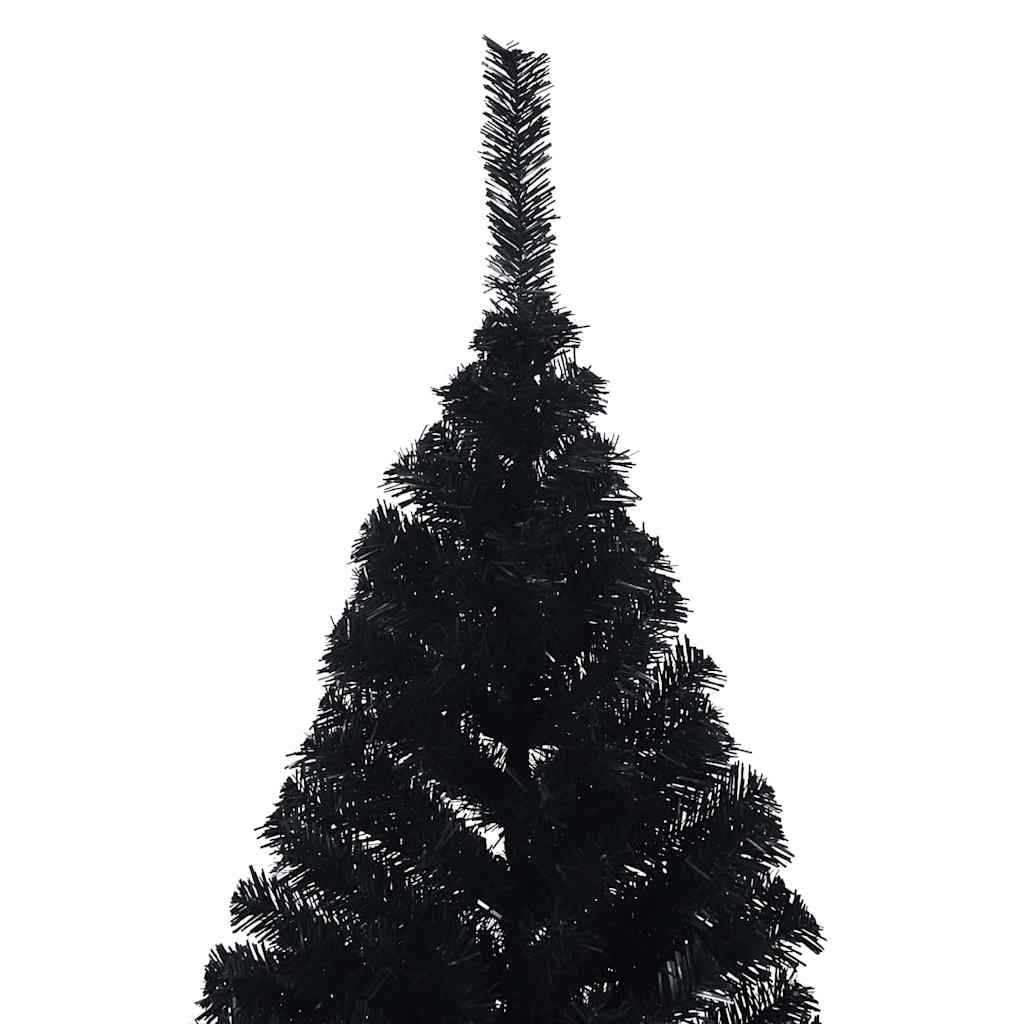 Artificial Christmas Tree Black 210 cm PVC