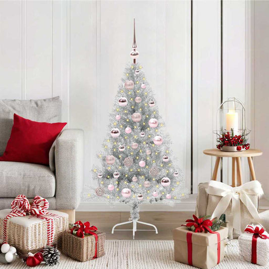 Artificial Christmas Tree Silver 120 cm PET