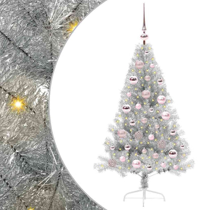 Artificial Christmas Tree Silver 120 cm PET