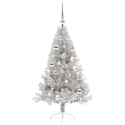 Artificial Christmas Tree Silver 120 cm PET