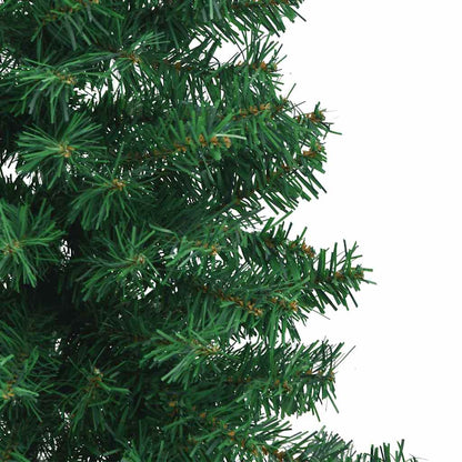 Corner Artificial Christmas Tree Green 120 cm PVC and Metal