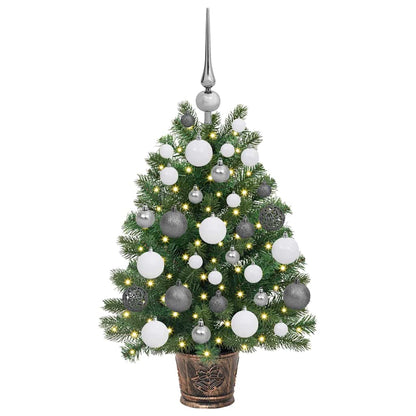 Artificial Christmas Tree with 150 LEDs Green 65 cm PE and PVC