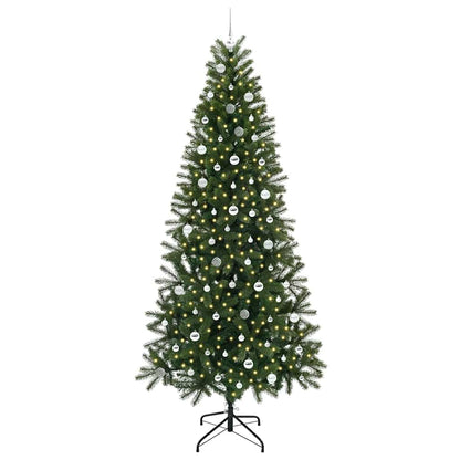 Artificial Christmas Tree with 300 LEDs Green 240 cm PE and PVC