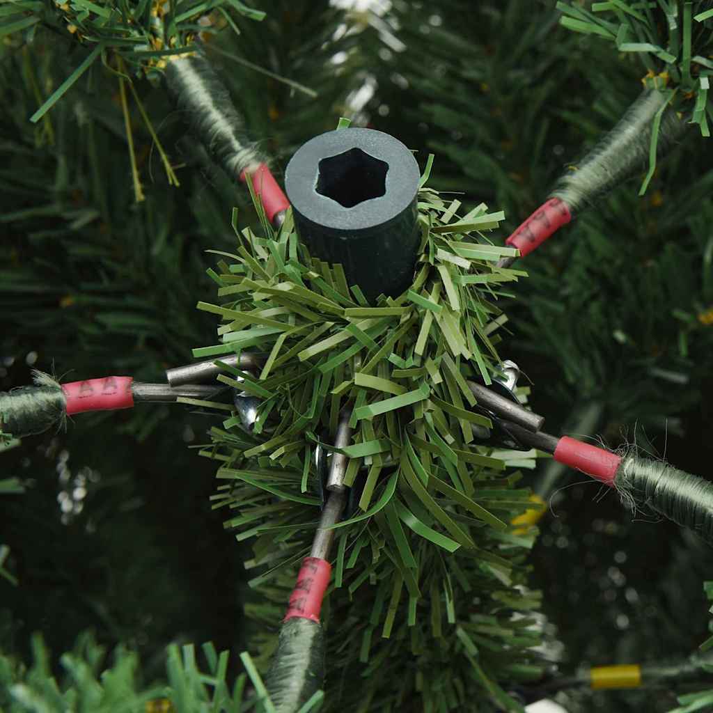 Artificial Hinged Christmas Tree Green 120 cm PE and PVC