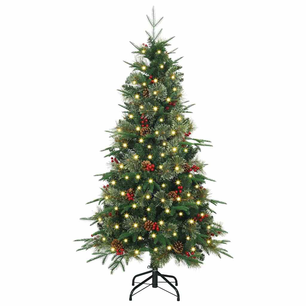 Artificial Hinged Christmas Tree Green 120 cm PE and PVC