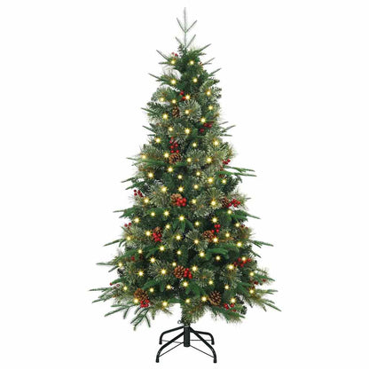 Artificial Hinged Christmas Tree Green 120 cm PE and PVC
