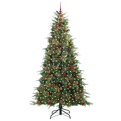 Artificial Hinged Christmas Tree Green 240 cm PE and PVC