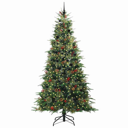 Artificial Hinged Christmas Tree Green 240 cm PE and PVC