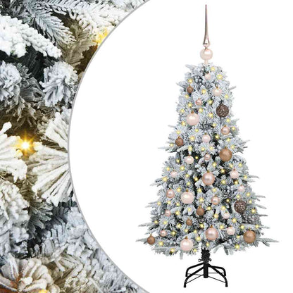 Artificial Hinged Christmas Tree Green 120 cm PE and PVC