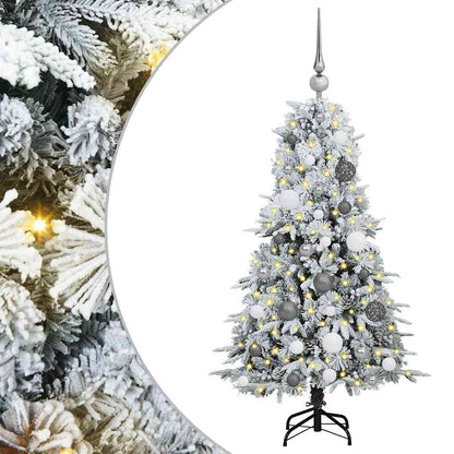 Artificial Hinged Christmas Tree Green 120 cm PE and PVC