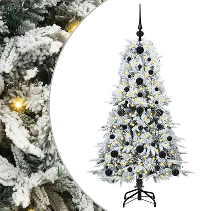 Artificial Hinged Christmas Tree Green 120 cm PE and PVC