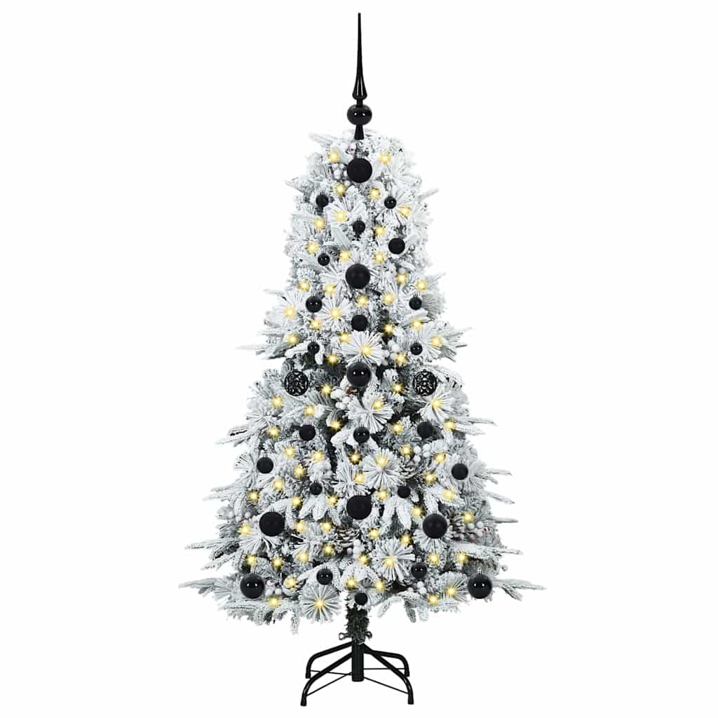 Artificial Hinged Christmas Tree Green 120 cm PE and PVC