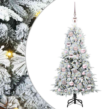 Artificial Hinged Christmas Tree Green 120 cm PE and PVC