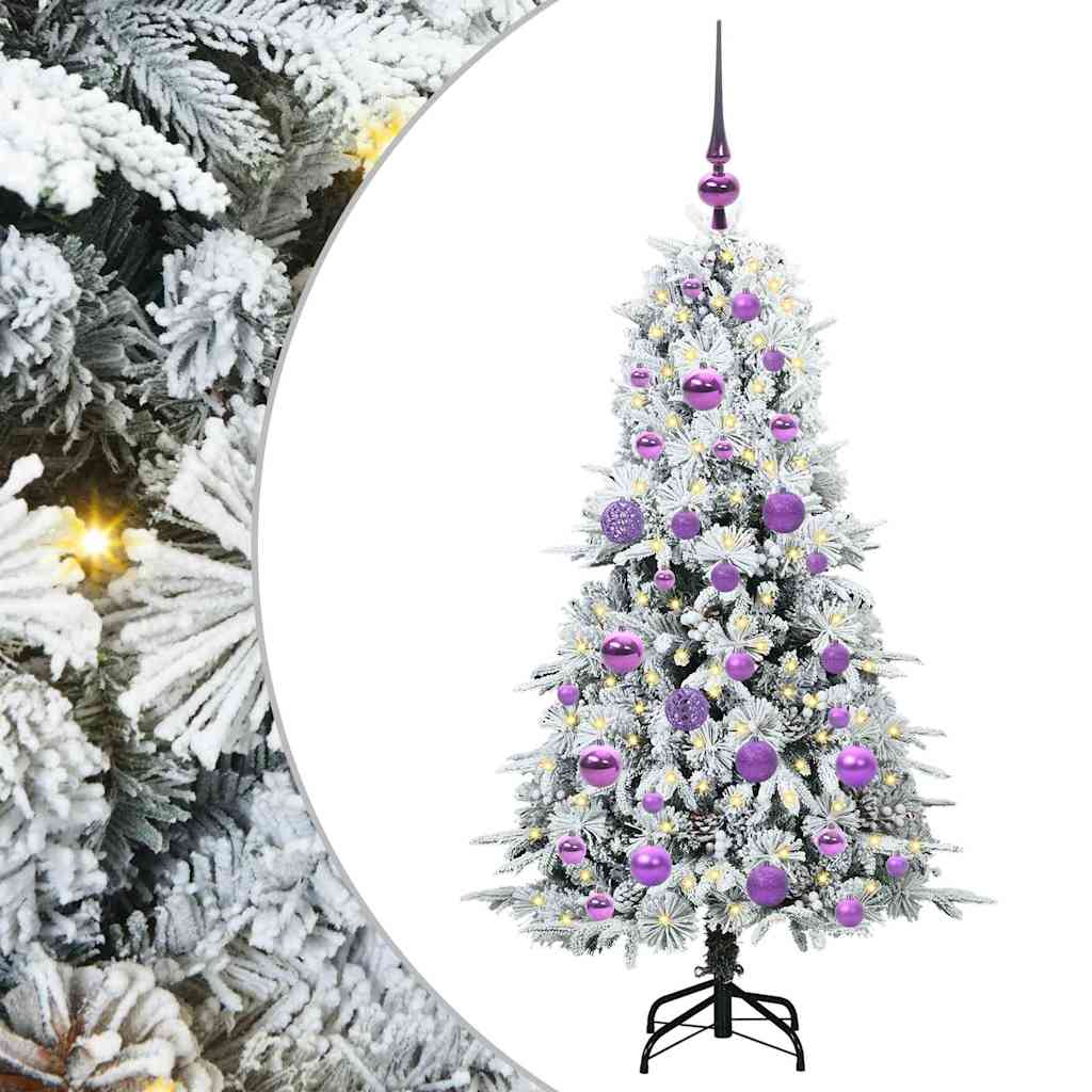 Artificial Hinged Christmas Tree Green 120 cm PE and PVC