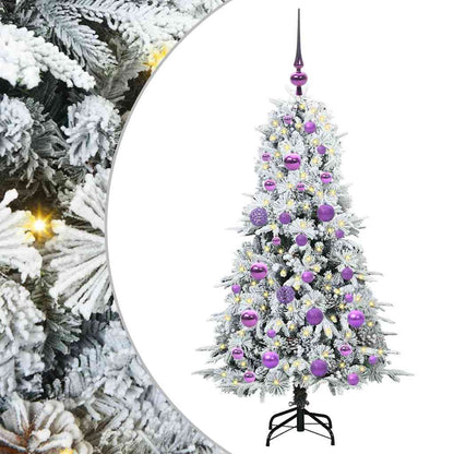 Artificial Hinged Christmas Tree Green 120 cm PE and PVC
