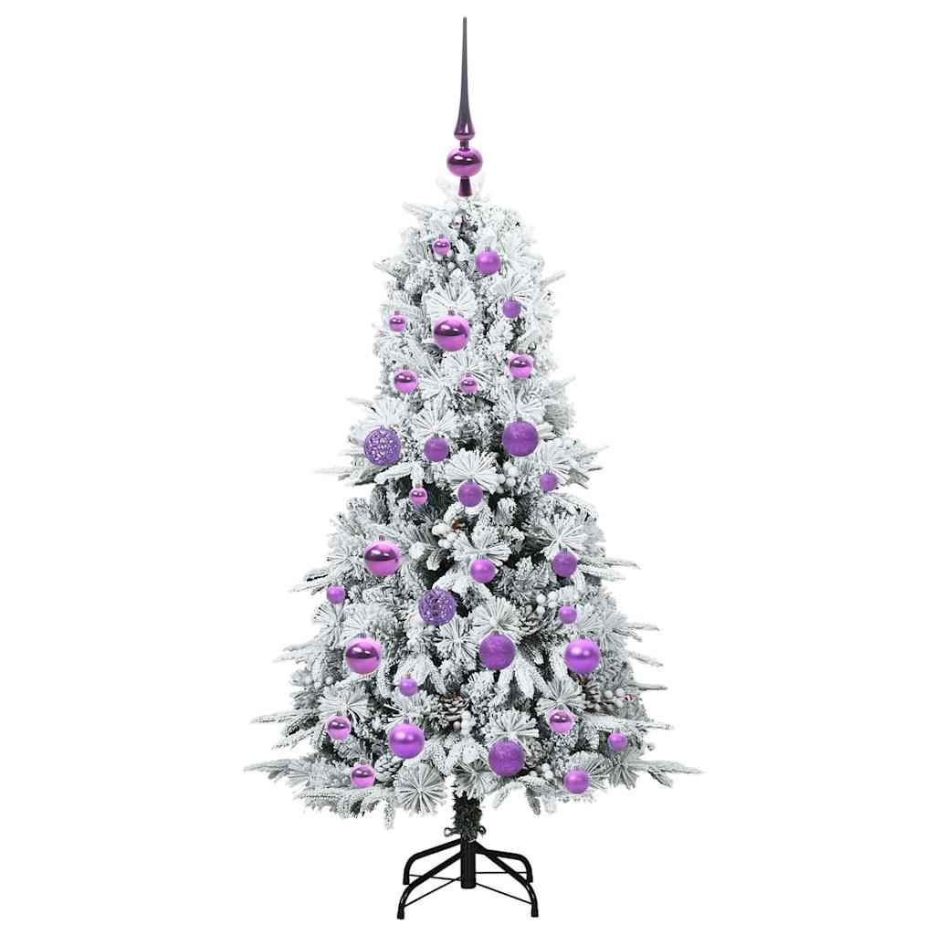 Artificial Hinged Christmas Tree Green 120 cm PE and PVC