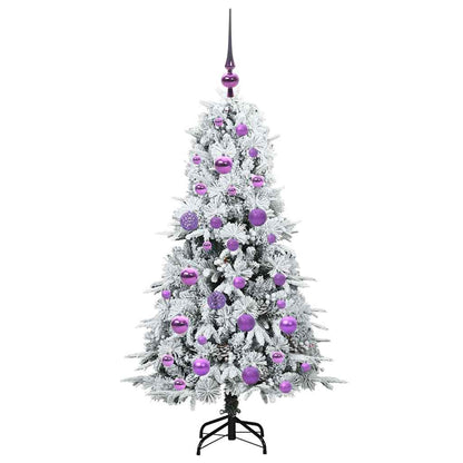 Artificial Hinged Christmas Tree Green 120 cm PE and PVC