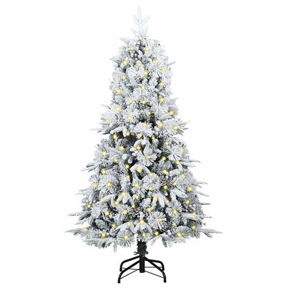 Artificial Hinged Christmas Tree Green 150 cm PE and PVC
