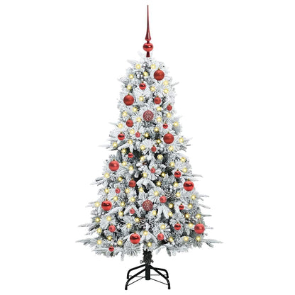 Artificial Hinged Christmas Tree Green 150 cm PE and PVC