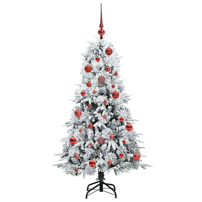 Artificial Hinged Christmas Tree Green 150 cm PE and PVC