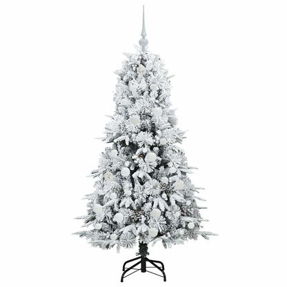 Artificial Hinged Christmas Tree Green 150 cm PE and PVC