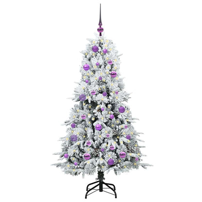 Artificial Hinged Christmas Tree Green 150 cm PE and PVC
