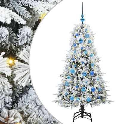 Artificial Hinged Christmas Tree Green 150 cm PE and PVC
