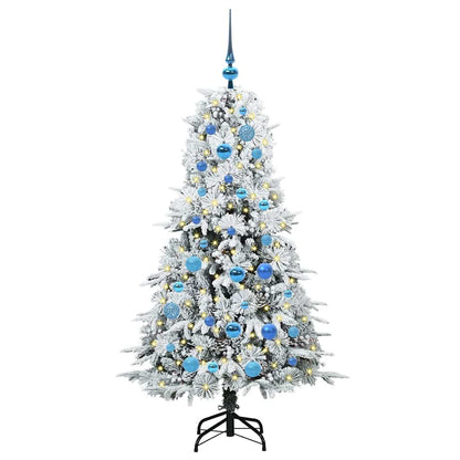 Artificial Hinged Christmas Tree Green 150 cm PE and PVC