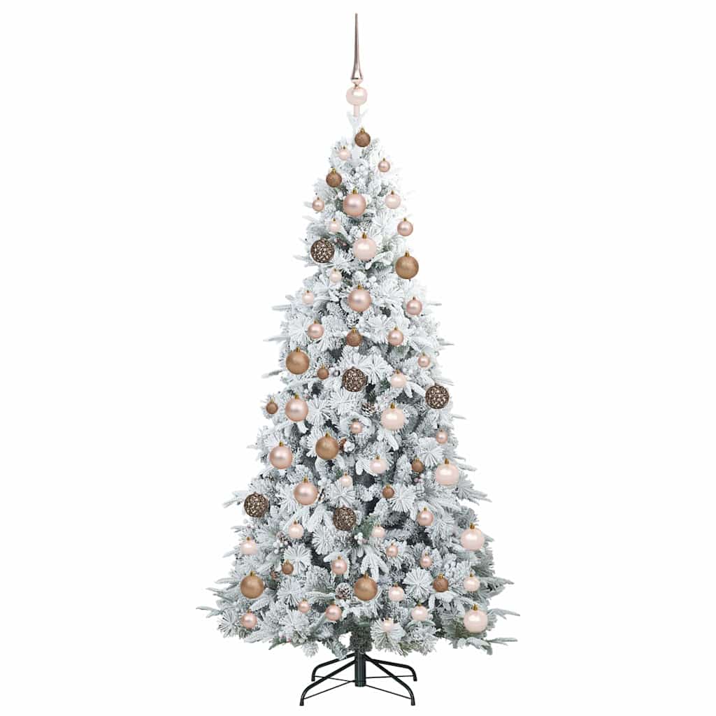 Artificial Hinged Christmas Tree Green 180 cm PE and PVC