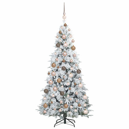 Artificial Hinged Christmas Tree Green 180 cm PE and PVC